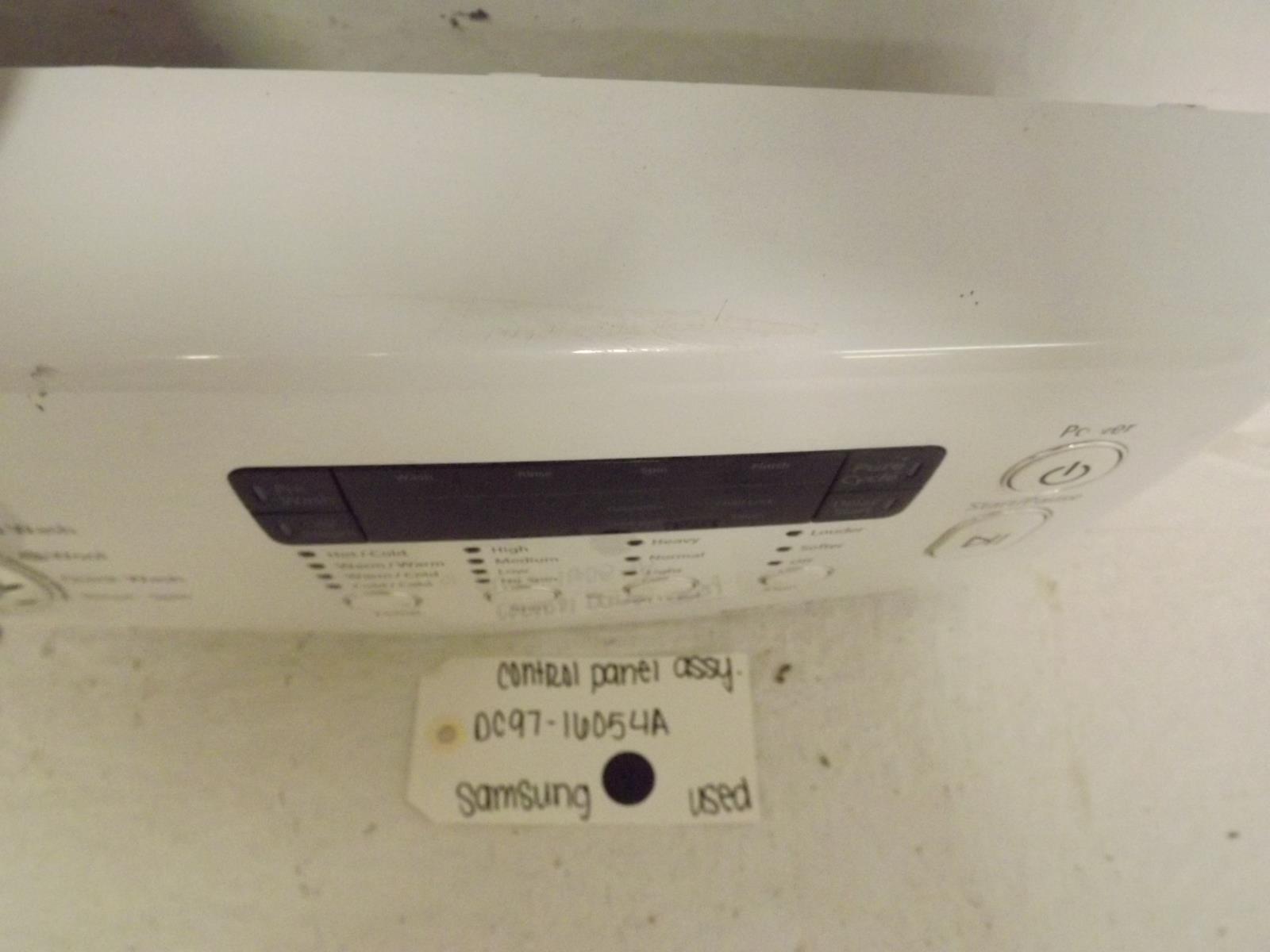 Samsung Washer DC97-16054A Control Panel Assembly Used Samsung Washer DC97-16054A Control Panel Assembly Used